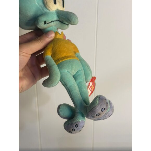 TY Beanie Babies Squidward Tentacles 9" Plush Toy SpongeBob SquarePants Cartoon - Picture 4 of 7